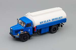 BERLIET GLR 8 M2 ЦИСТЕРНА HUILES BERLIET 1960, СИНИЙ С БЕЛЫМ