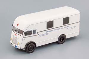 BERLIET FOURGON PROFILÉ GLA 5R - MÉDECINE DU TRAVAIL, WHITE