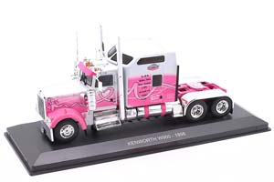 FREIGHTLINER KENWORTH W900 TRUCK YEAR 1998 WHITE / PINK / DECOR / ФРЕЙТЛАЙНЕР КЕНВОРТ W900 ГРУЗОВИК БЕЛЫЙ РОЗОВЫЙ — фото 3