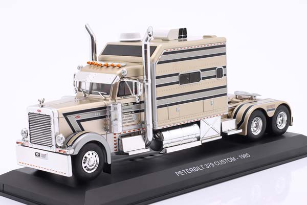 PETERBILT 379 CUSTOM TRUCK YEAR 1985 BEIGE / GREY / ПЕТЕРБИЛТ 379 КУСТОМ ГРУЗОВИК БЕЖЕВЫЙ СЕРЫЙ