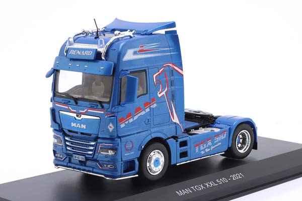 MAN TGX XXL TRUCK YEAR 2021 BLUE METALLIC / DECOR / MAN ТГКС КСКСЛ ГРУЗОВИК СИНИЙ МЕТАЛЛИК