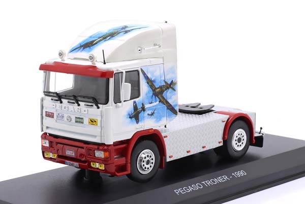 PEGASO TRONER TRUCK YEAR 1990 WHITE / RED / DECOR / ПЕГАСО ТРОНЕР ГРУЗОВИК БЕЛЫЙ КРАСНЫЙ