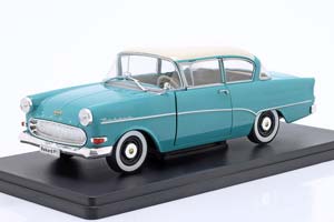 OPEL OLYMPIA REKORD P1 YEAR 1957 TURQUOISE / ОПЕЛЬ ОЛИМПИЯ РЕКОРД P1 БИРЮЗОВЫЙ БЕЛЫЙ