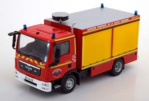 MAN TGL 8.220 FIRE ENGINE FRANCE RED-YELLOW