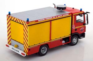 MAN TGL 8.220 FIRE ENGINE FRANCE RED-YELLOW — фото 2