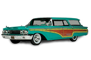 MERCURY COUNTRY CRUISER SW 1960 TURQOISE GREEN 