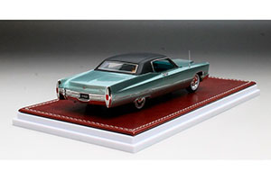 CADILLAC COUPE DE VILLE 1968 SILVERPINE GREEN IRIDESCENT/BLACK — фото 2