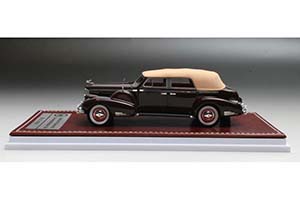 CADILLAC V16 SERIES 90 CONVERTIBLE SEDAN 1938 MAROON — фото 3