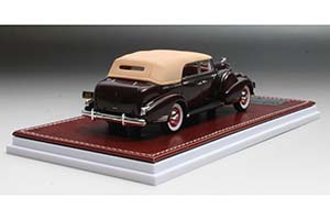 CADILLAC V16 SERIES 90 CONVERTIBLE SEDAN 1938 MAROON — фото 2