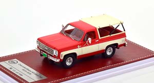 CHEVROLET K-5 BLAZER WITH TOP OPEN 1973-1978 RED WHITE