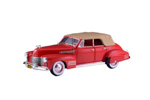CADILLAC SERIES 62 SEDAN CONVERTIBLE (CLOSED) 1941 RED