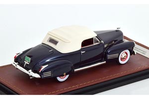 CADILLAC SERIES 62 CONVERTIBLE COUPE 1941 DARK BLUE METALLIC/WHITE ( LIMITED EDITION 80 PCS) / КАДИЛЛАК СЕРИЯ 62 СИНИЙ — фото 2