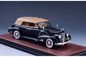 CADILLAC V16 SERIES 90 FLEETWOOD SEDAN CONVERTIBLE (ЗАКРЫТЫЙ) 1938 BLACK — фото 3