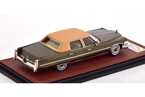 CADILLAC FLEETWOOD BROUGHAM 1976 GREEN METALLIC/LIGHT BROWN (LIMITED EDITION 199 PCS) / КАДИЛЛАК ФЛИТВУД БРУГХАМ — фото 2