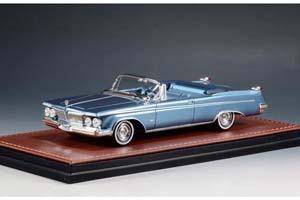 CHRYSLER IMPERIAL CROWN CONVERTIBLE (ОТКРЫТЫЙ) 1962 SAPPHIRE BLUE METALLIC — фото 3