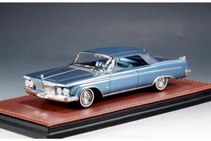 CHRYSLER IMPERIAL CROWN CONVERTIBLE (ЗАКРЫТЫЙ) 1962 SAPPHIRE BLUE METALLIC — фото 3