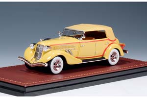 AUBURN 851 SUPERCHARGED PHAETON (ЗАКРЫТЫЙ) 1935 YELLOW