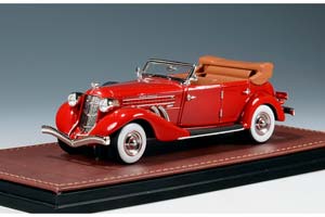 AUBURN 851 SUPERCHARGED PHAETON (ОТКРЫТЫЙ) 1935 RED