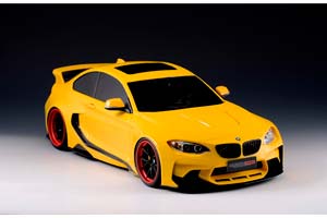 BMW M235 MTC BLACK SAILS WIDEBODY DARWINPRO 2015 YELLOW — фото 3