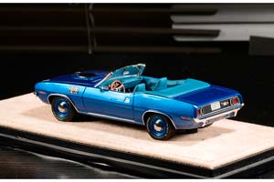 PLYMOUTH HEMI CUDA CONVERTIBLE (ОТКРЫТЫЙ) 1971 TURE BLUE METALLIC — фото 2