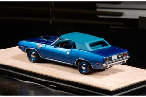 PLYMOUTH HEMI CUDA CONVERTIBLE (ЗАКРЫТЫЙ) 1971 TURE BLUE METALLIC — фото 2