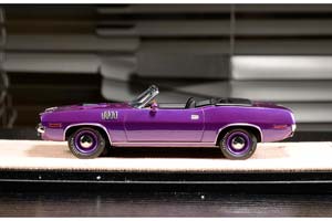 PLYMOUTH HEMI CUDA CONVERTIBLE (ОТКРЫТЫЙ) 1971 VIOLET METALLIC — фото 4
