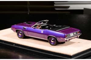 PLYMOUTH HEMI CUDA CONVERTIBLE (ОТКРЫТЫЙ) 1971 VIOLET METALLIC — фото 2
