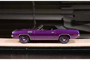 PLYMOUTH HEMI CUDA CONVERTIBLE (ЗАКРЫТЫЙ) 1971 VIOLET METALLIC — фото 4