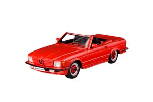 MERCEDES R107 500SL AMG ROADSTER 1980 RED