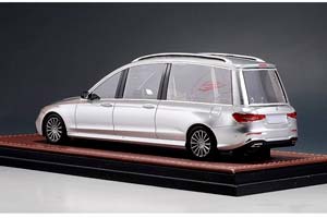MERCEDES-BENZ E-CLASS WILCOX MILD PETROL HYBRID HEARSE (КАТАФАЛК) 2022 SILVER / МЕРСЕДЕС Е-КЛАСС ПОХОРОННЫЙ — фото 2