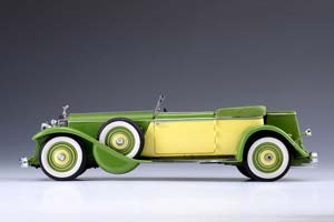 ROLLS-ROYCE PHANTOM II CROYDON VICTORIA BY BREWSTER 1932 GREEN/ YELLOW — фото 3