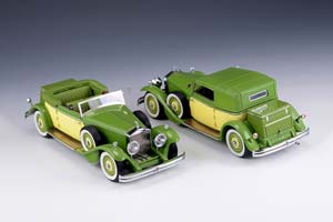 ROLLS-ROYCE PHANTOM II CROYDON VICTORIA BY BREWSTER 1932 GREEN/ YELLOW — фото 4