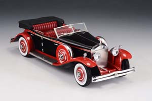 ROLLS-ROYCE PHANTOM II BREWSTER NEWMARKET PERMANENT SPORT SEDAN OPEN ROOF 1932 RED/BLACK — фото 3