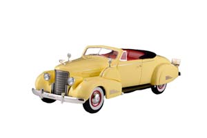 CADILLAC V16 CONVERTIBLE COUPE (OPEN) 1938 YELLOW