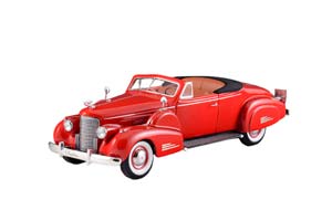 CADILLAC V16 CONVERTIBLE COUPE (OPEN) 1938 RED
