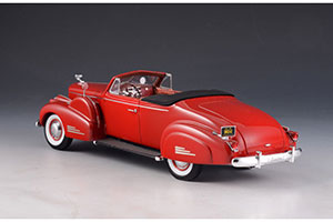 CADILLAC V16 CONVERTIBLE COUPE (OPEN) 1938 RED — фото 2