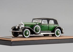 ROLLS-ROYCE SPRINGFIELD PHANTOM I MARLENE DIETRICH HIBBARD & DARRIN CABRIOLET (ЗАКРЫТЫЙ) 1930 GREEN — фото 5