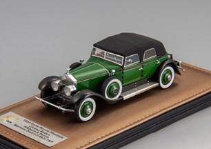 ROLLS-ROYCE SPRINGFIELD PHANTOM I MARLENE DIETRICH HIBBARD & DARRIN CABRIOLET (ЗАКРЫТЫЙ) 1930 GREEN — фото 8