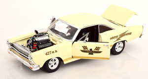 FORD FAIRLANE 427 SOHC WHITE LIGHTNING 1967 CREME-WHITE — фото 3