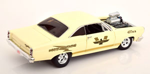 FORD FAIRLANE 427 SOHC WHITE LIGHTNING 1967 CREME-WHITE — фото 2