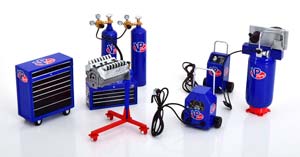 НАБОР АКСЕССУАРОВ RACING FUELS SHOP TOOL SET, BLUE