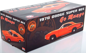 DODGE CORONET SUPER BEE GO MANGO 1970 ORANGE BLACK — фото 4
