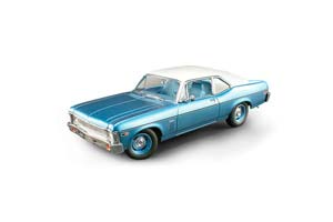 CHEVROLET NOVA 1970 (ИЗ К/Ф ПОЛИЦЕЙСКИЙ ИЗ БЕВЕРЛИ-ХИЛЛЗ) / ШЕВРОЛЕ НОВА ГОЛУБОЙ