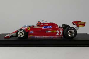 FERRARI 126CK WINNER MONACO GP (WITH PILOT FIGURE) 1981 G.VILLENEUVE - WITH SHOWCASE #27 — фото 3