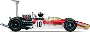 LOTUS 49B G.HILL 2nd US GP 1968 WORLD CHAMPION #10 / ЛОТУС — фото 3