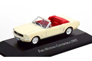 FORD MUSTANG CONVERTIBLE (1965), BEIGE / RED