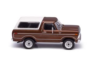 FORD BRONCO RANGER XLT 1978 КОРИЧНЕВЫЙ МЕТАЛЛИК С БЕЛЫМ — фото 3