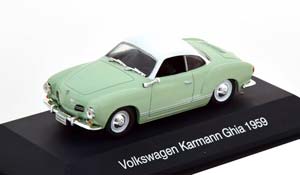 VW VOLKSWAGEN KARMANN GHIA 1959 ЗЕЛЕНЫЙ С БЕЛЫМ