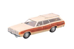 FORD LTD COUNTRY (1972), BEIGE / BROWN