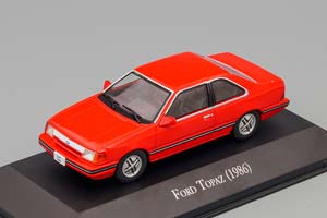 FORD TOPAZ 1986, RED